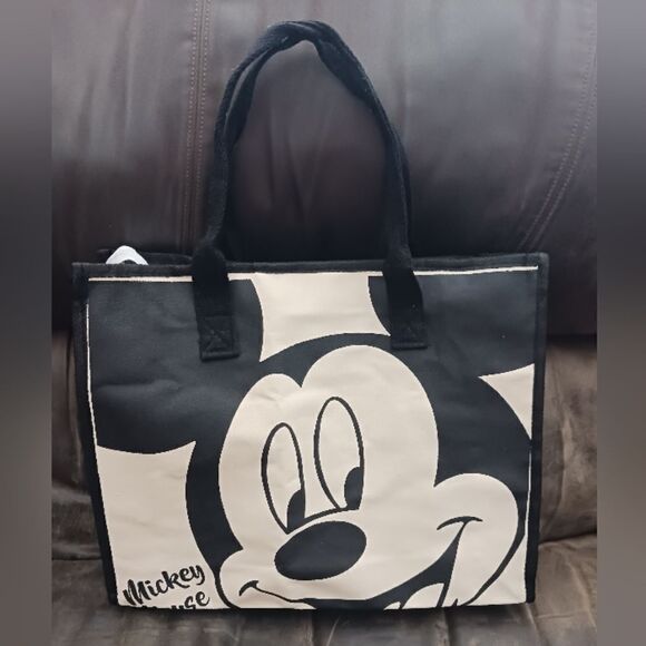 Disney Handbags - Disneys Mickey Mouse Canvas Tote Bag